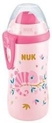 Nuk Lahvička Flexi Cup se Silikonovým Brčkem Chameleon 12m+ Růžový 300 ml