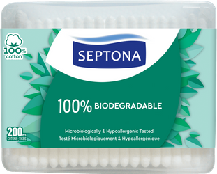 Septona Ecolife Biologicky odbouratelné kosmetické tyčinky 200 ks.