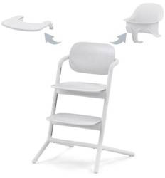 Cybex Lemo Jídelní Židlička 3v1 All White 2022