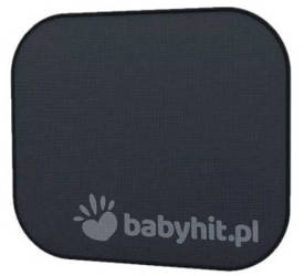 Babyhit Basics Elektrostatická Sluneční Clona 2 ks. černá
