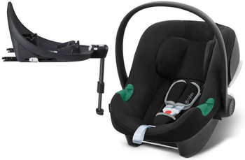 Cybex Aton B2 i-Size Fotelik Samochodowy 0-13kg Volcano Black + Cybex Baza M