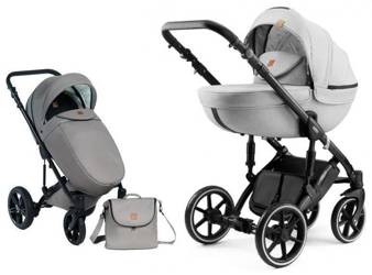 Dada Prams Max 500 New Wózek Głęboko-Spacerowy 2w1 Dolomite Silver