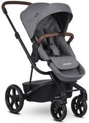 Easywalker Harvey 3 Premium Wózek Spacerowy Diamond Grey (zawiera stelaż, siedzisko z budką i pałąkiem z ekoskóry)