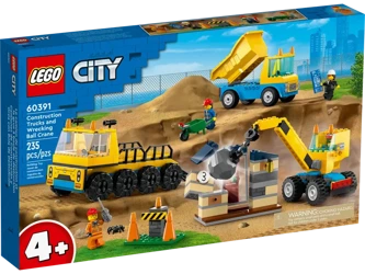 Lego 60391 Ciężarówki i Dźwig z Kulą