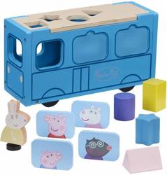 TM Toys Peppa Sorter Drewniany Autobus