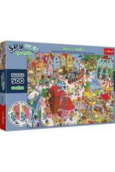 Trefl Puzzle 500 el. Spy Guy Gdańsk